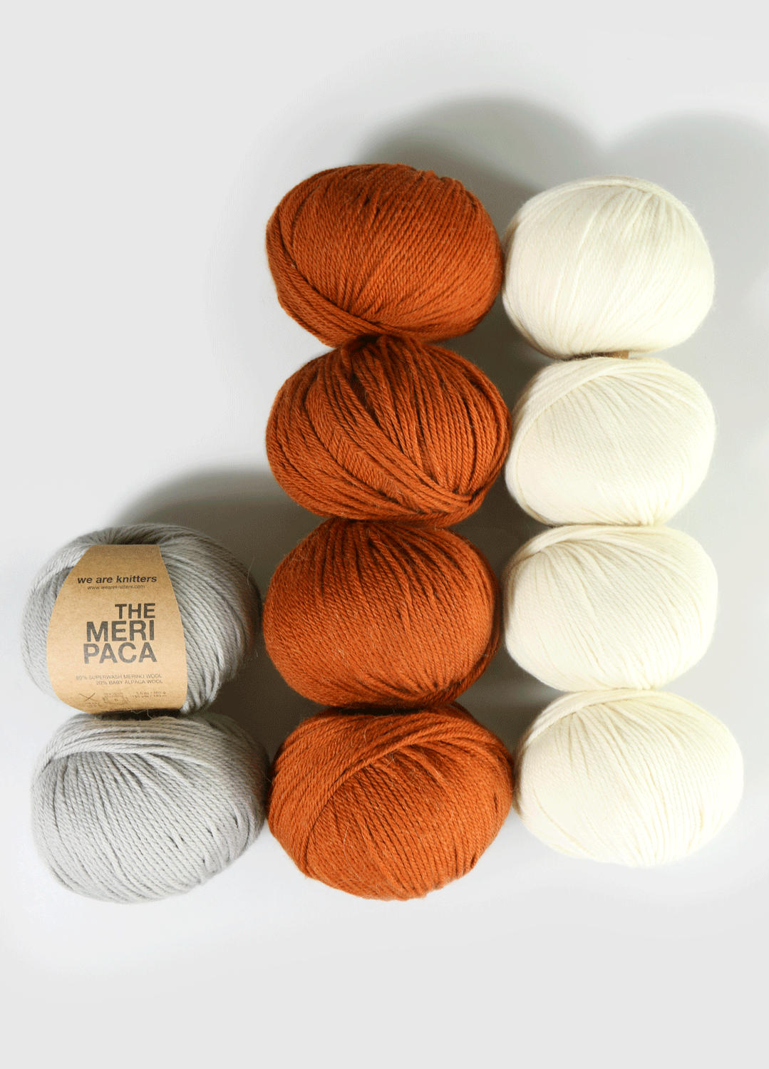 Pack di 10 gomitoli di Meripaca Yarn