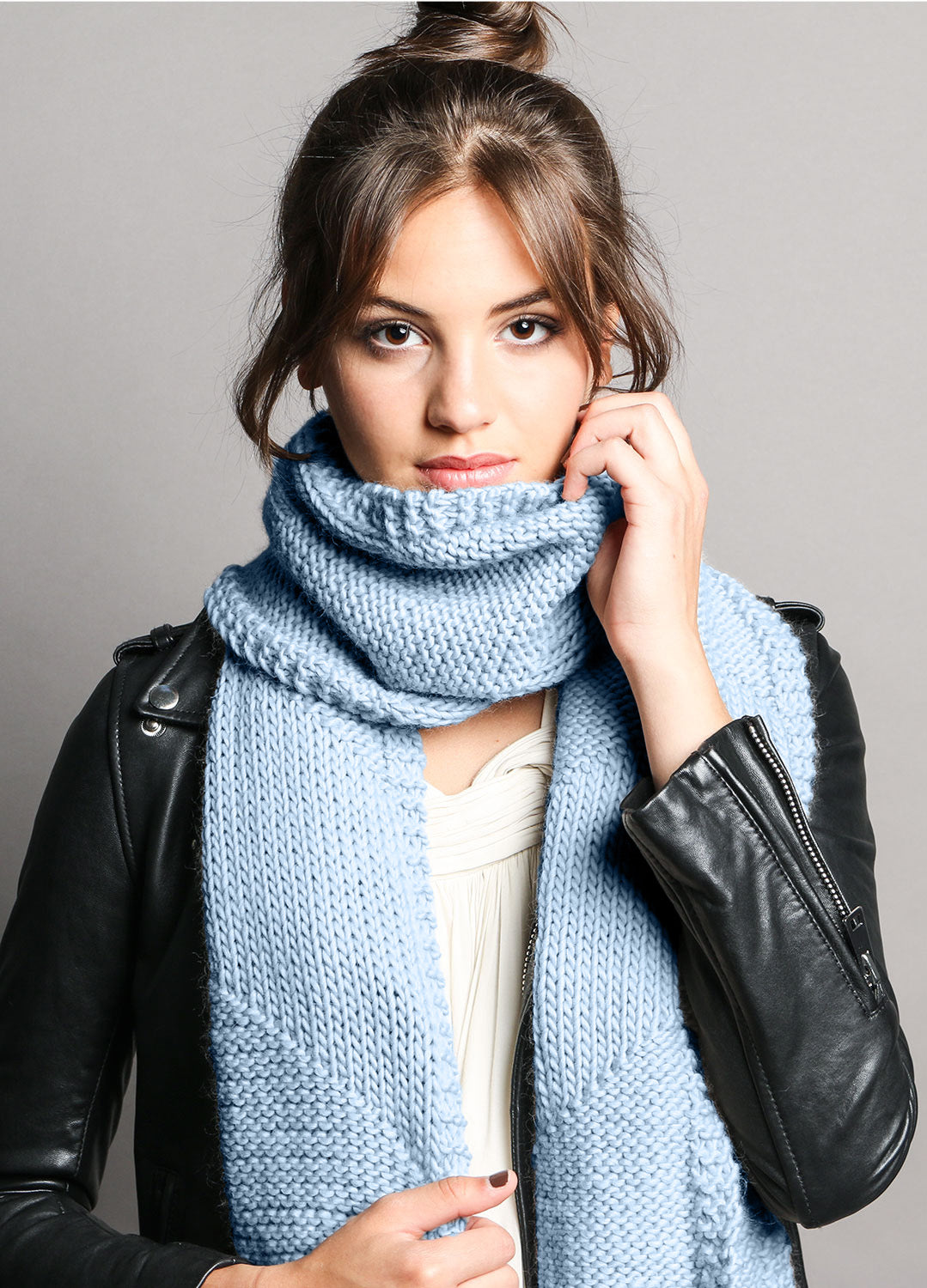 Sciarpa Punto Legaccio Punto Legaccio Sciarpa A Maglia Facile