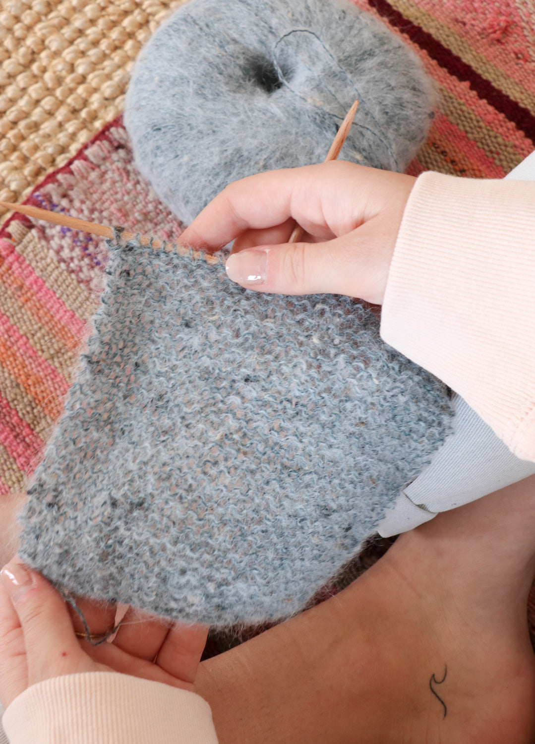 The Fuzzy Yarn Marbled Lead