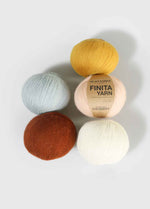 Pack di 5 gomitoli di Finita Yarn