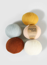Pack di 5 gomitoli di Finita Yarn