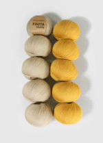 Pack di 10 gomitoli di Finita Yarn