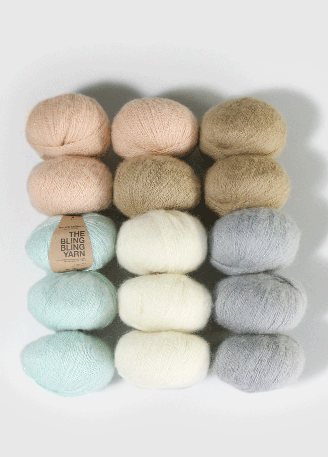 Pack di 15 gomitoli di Bling Bling Yarn