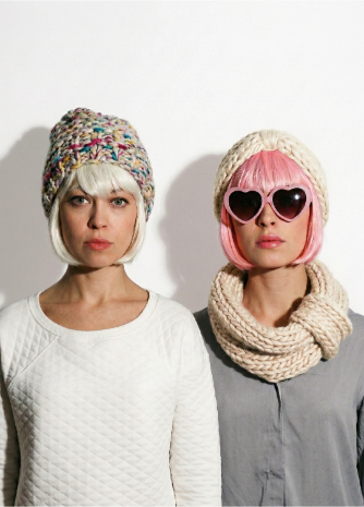 2 Kits Bundle @trustthemojo | The Blueberry Muffin Snood and Headband + Milkshake beanie - Yummy Yarn Version