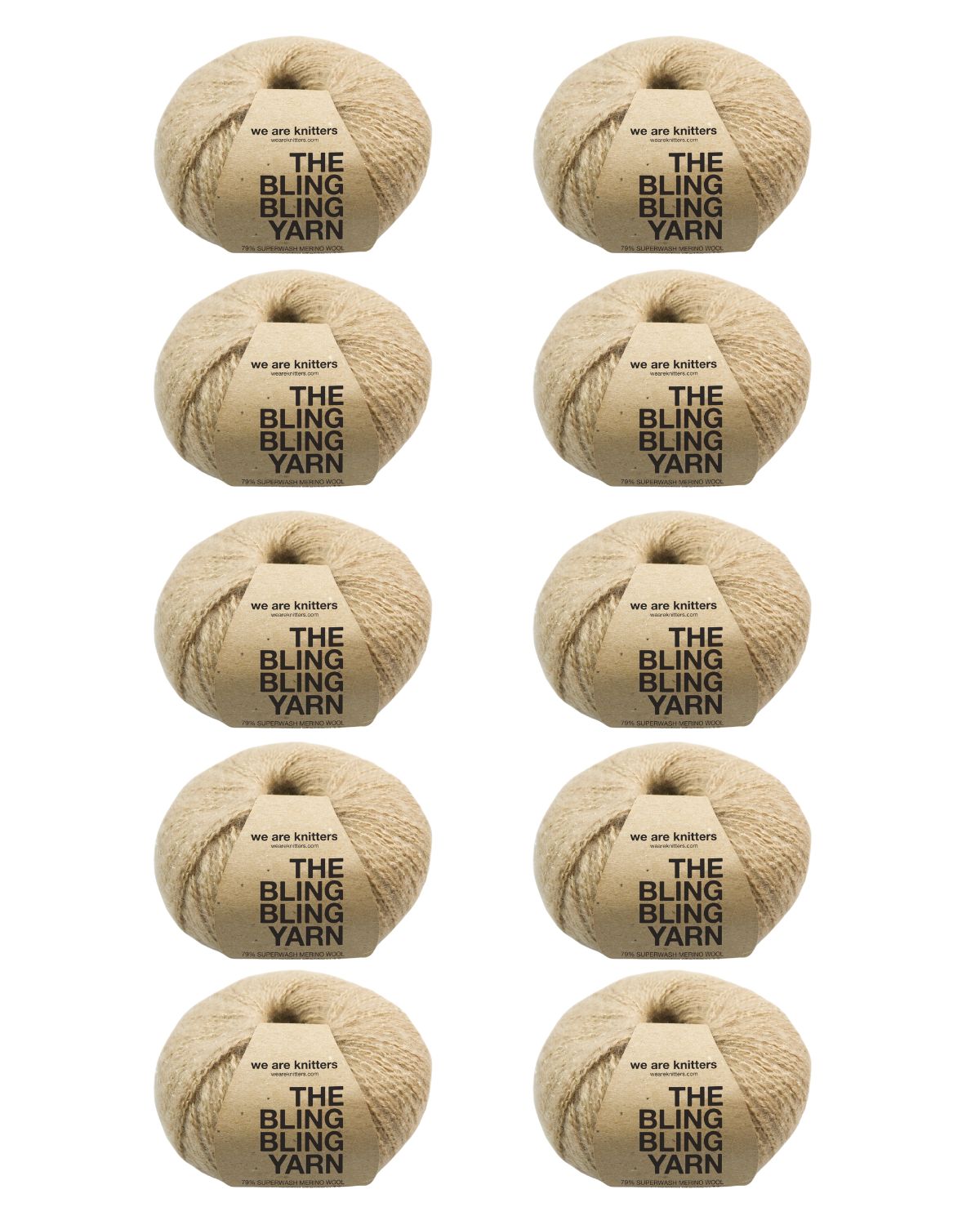 Pack di 10 gomitoli di Bling Bling Yarn