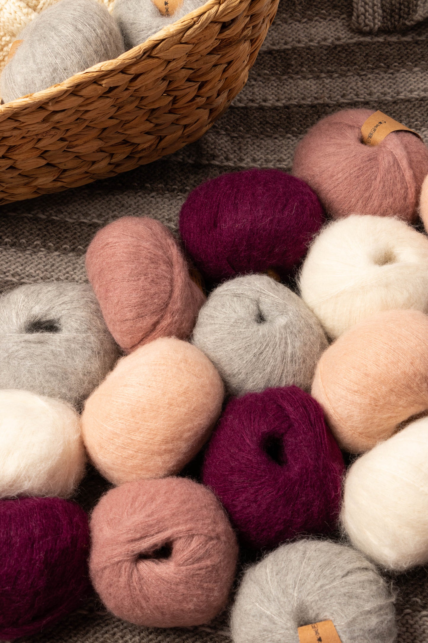 Pack di 10 gomitoli di Touch me Mohair
