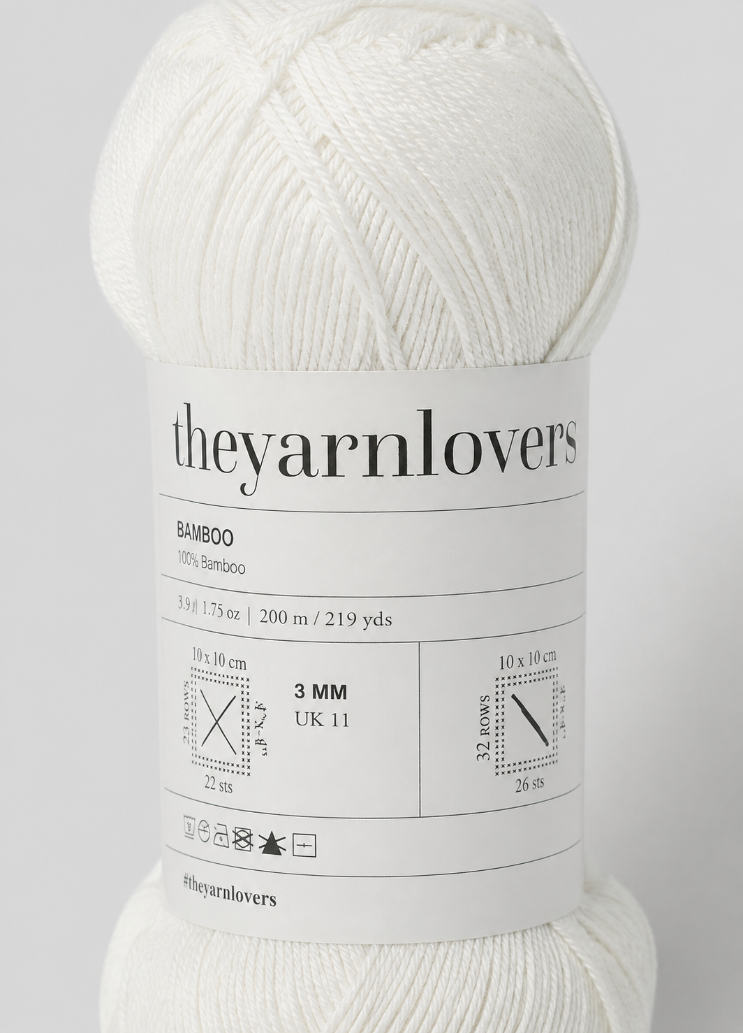Bamboo Off White - Yarn Lovers