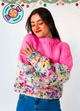 The Rainbow Sweater Kit x @paula.on.knits - Yummy Yarn Version