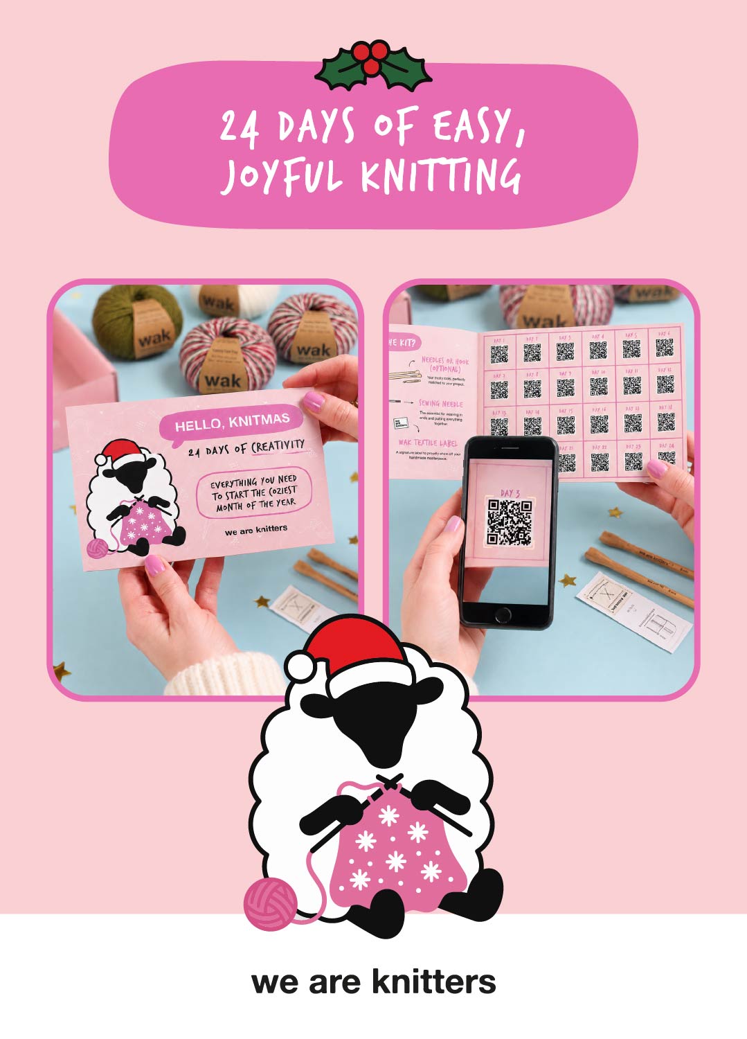 Knitmas: 24 giorni di maglia – Mystery Project Advent Calendar – PREORDINE