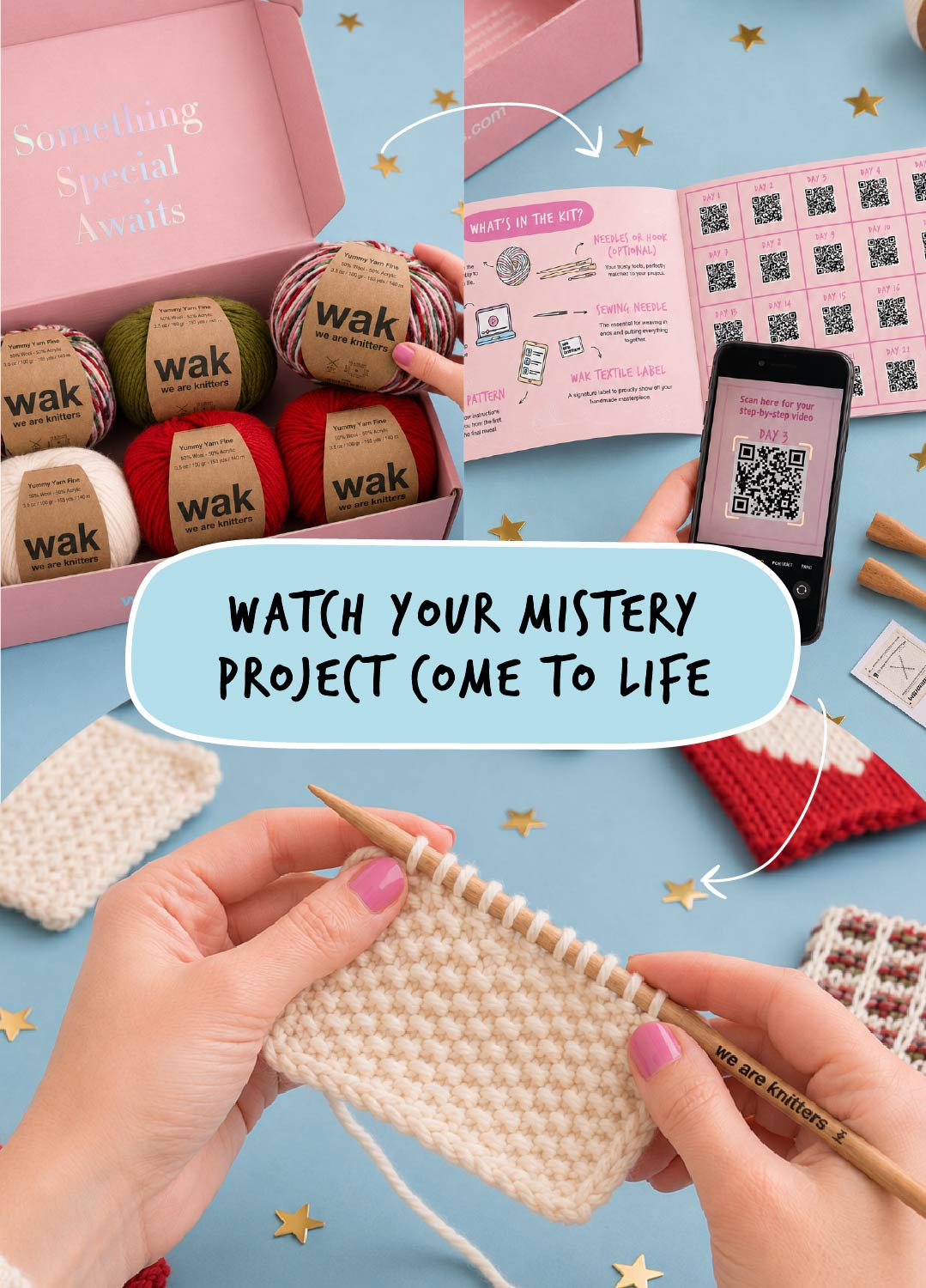 Knitmas: 24 giorni di maglia – Mystery Project Advent Calendar – PREORDINE