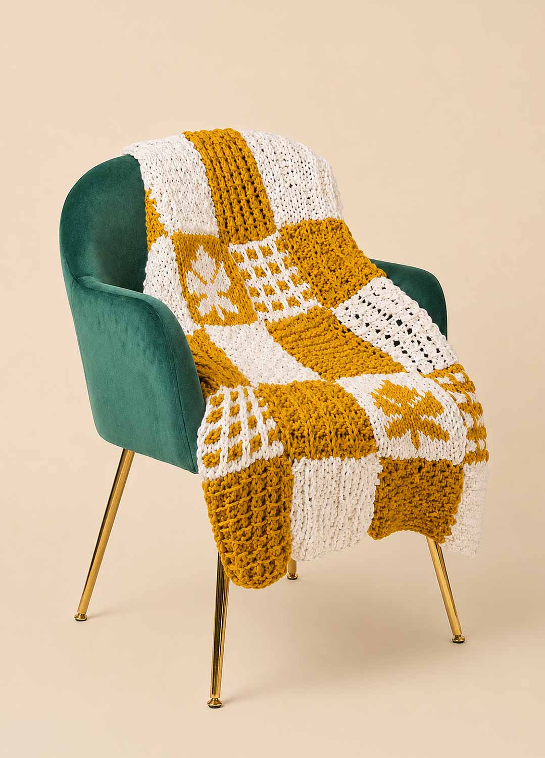Autumn Leaves Stitch Sampler Blanket Kit – Versione Yummy