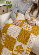 Autumn Leaves Stitch Sampler Blanket Kit – Versione Yummy