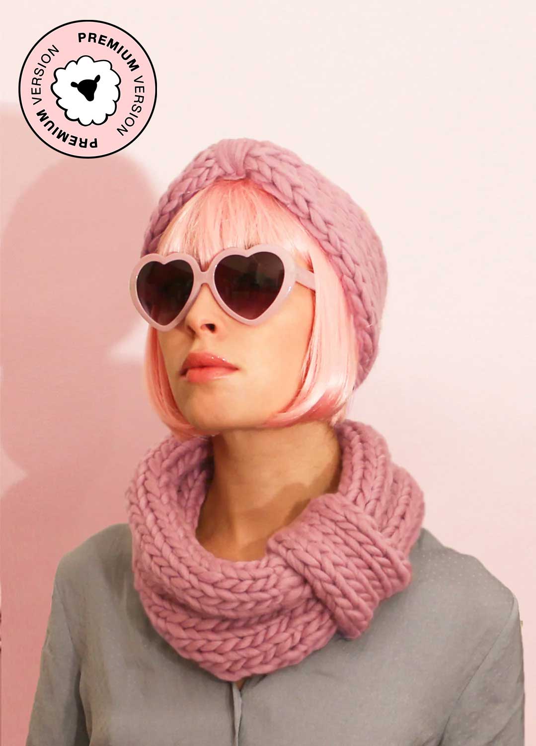 Blueberry Muffin Snood and Headband x @trustthemojo Kit - Premium Version