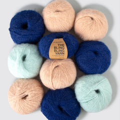 Pack di 10 gomitoli di Bling Bling Yarn