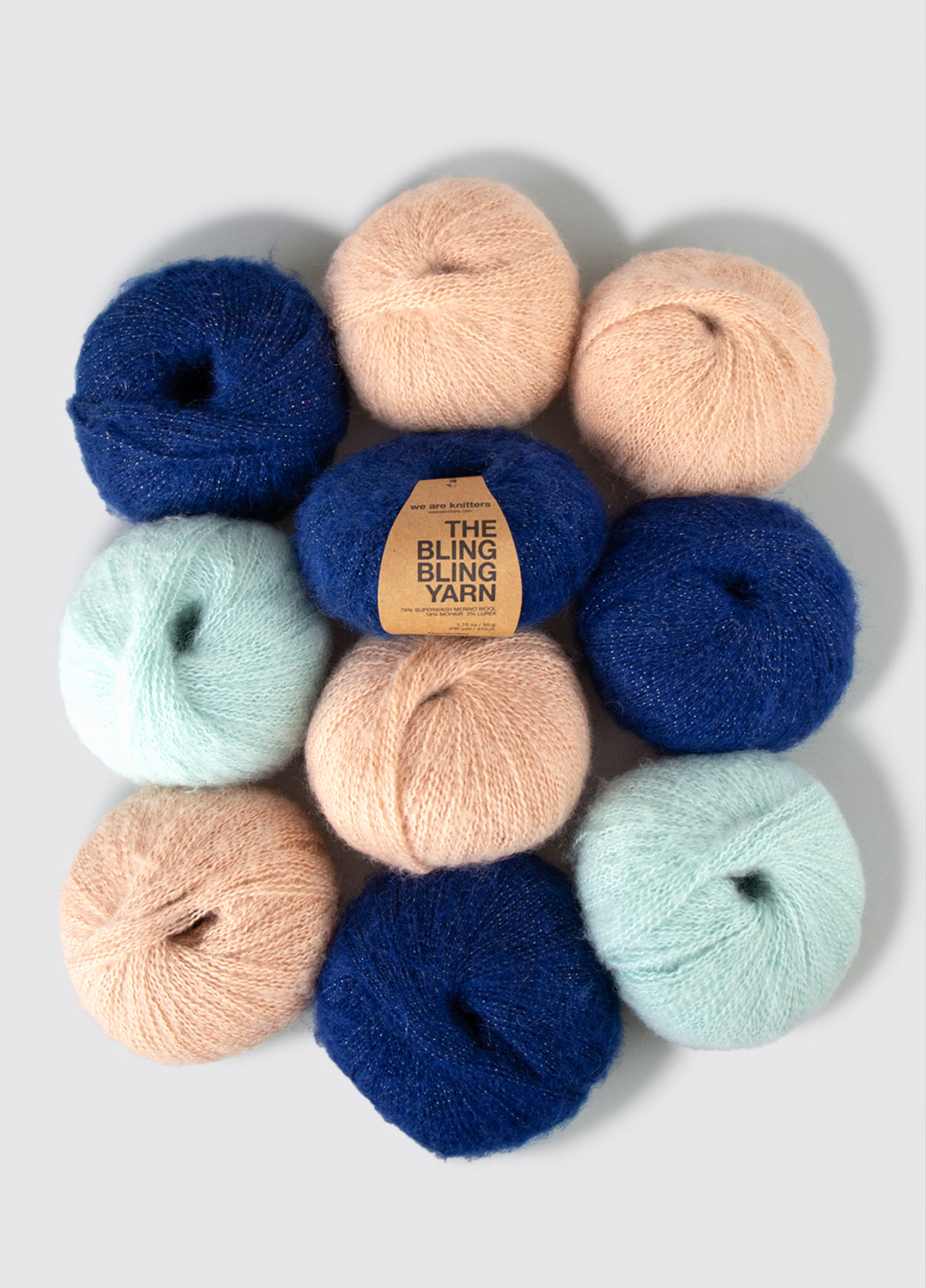 Pack di 10 gomitoli di Bling Bling Yarn