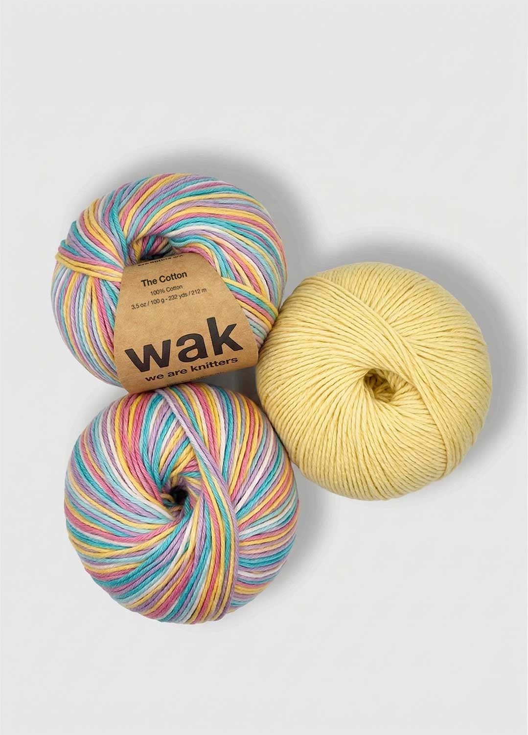 Pack di 3 gomitoli Cotone 
