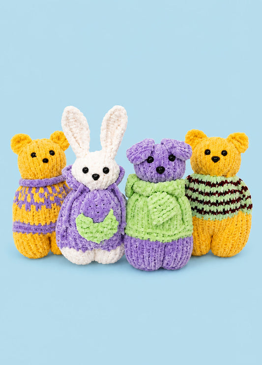 The Knitty Pet Pals Bundle Kit - Kit Bundle da 4 - The Cuddle Yarn