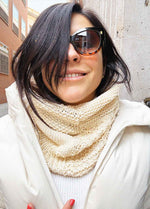 Stitch Sampler: Learn The Basics Knitting Kit - Make your first Cotton Snood