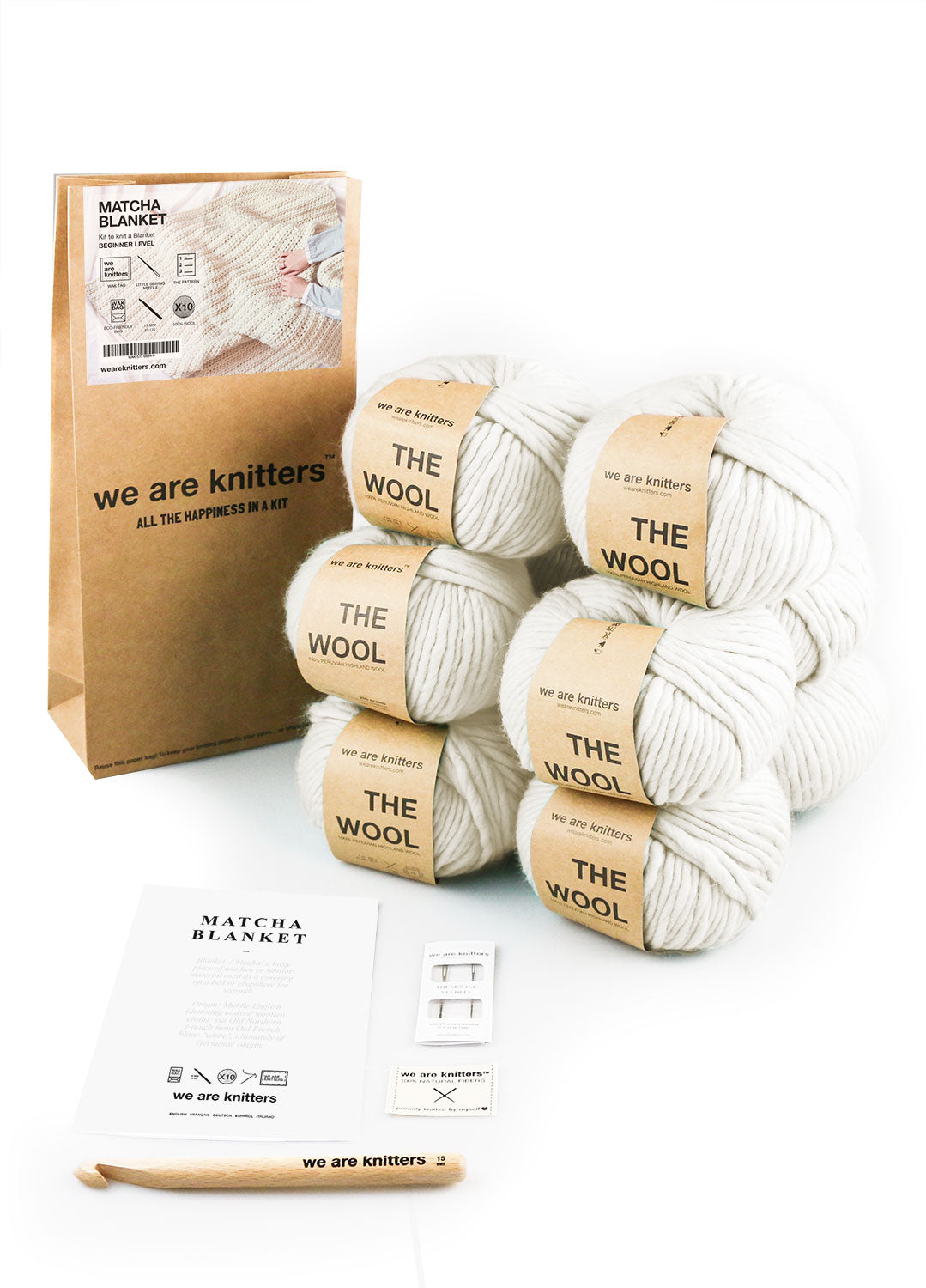 2 Kits Bundle: Cozy Home | Matcha Blanket + Medea Blanket - Yummy Yarn Version