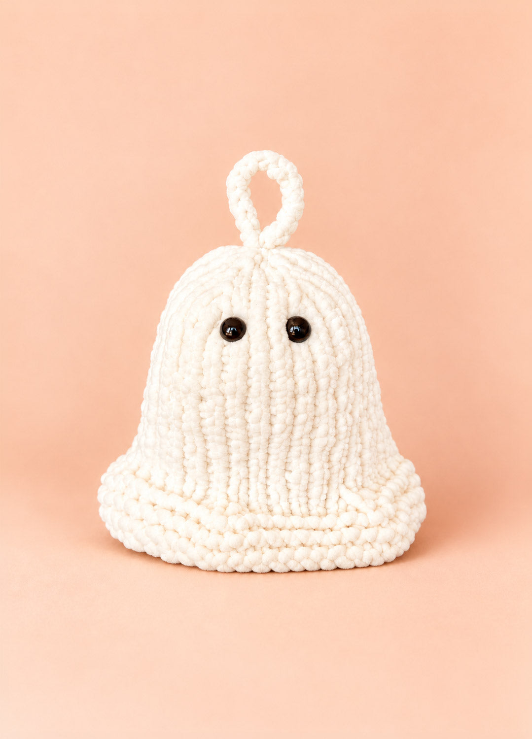 Il ciondolo fantasma Knitty – Kit facile per lavorare a maglia un fantasma
