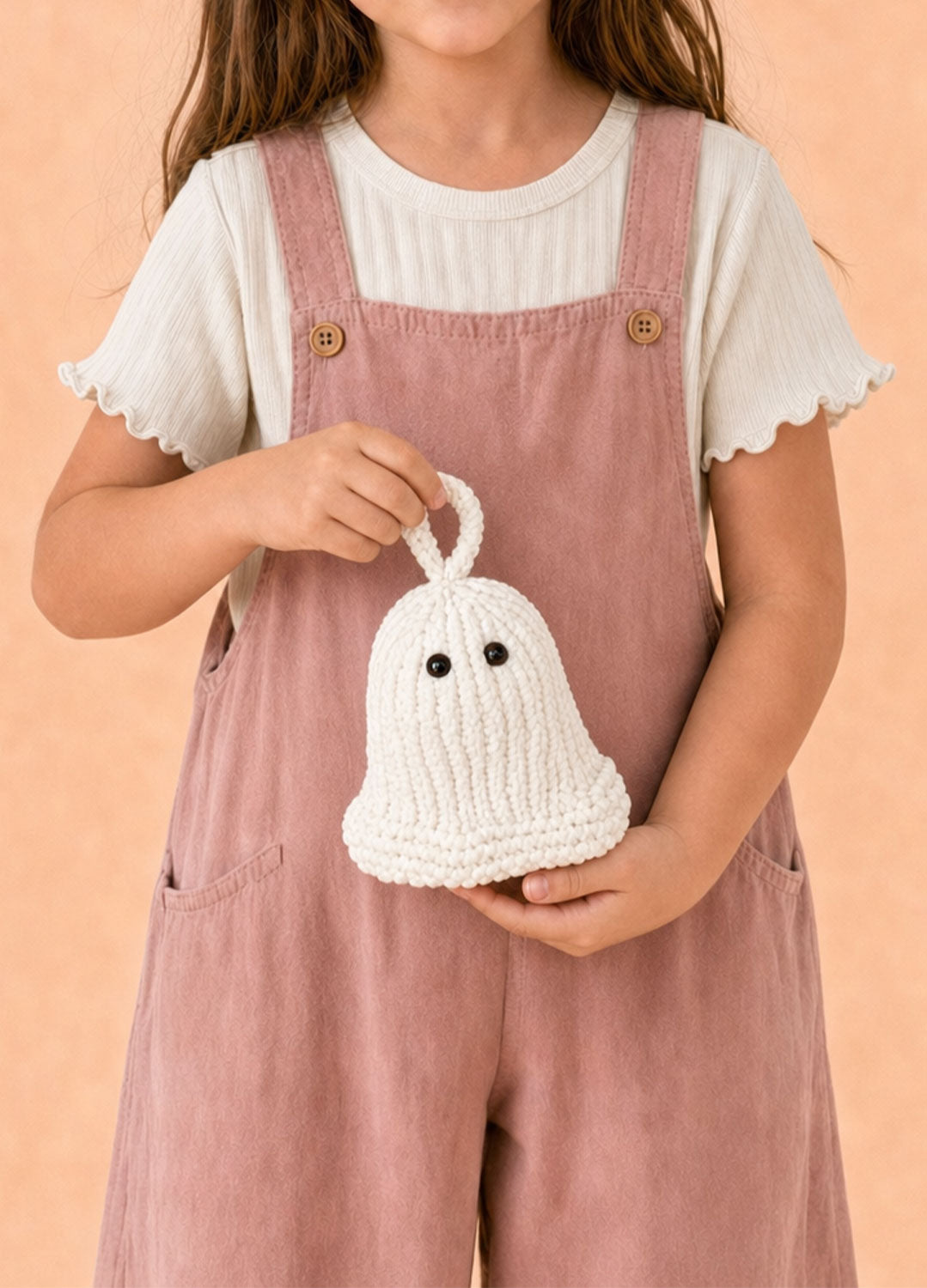 Il ciondolo fantasma Knitty – Kit facile per lavorare a maglia un fantasma