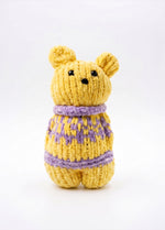 The Knitty Bear - Mini Knitted Bear Kit di livello facile - The Cuddle Yarn