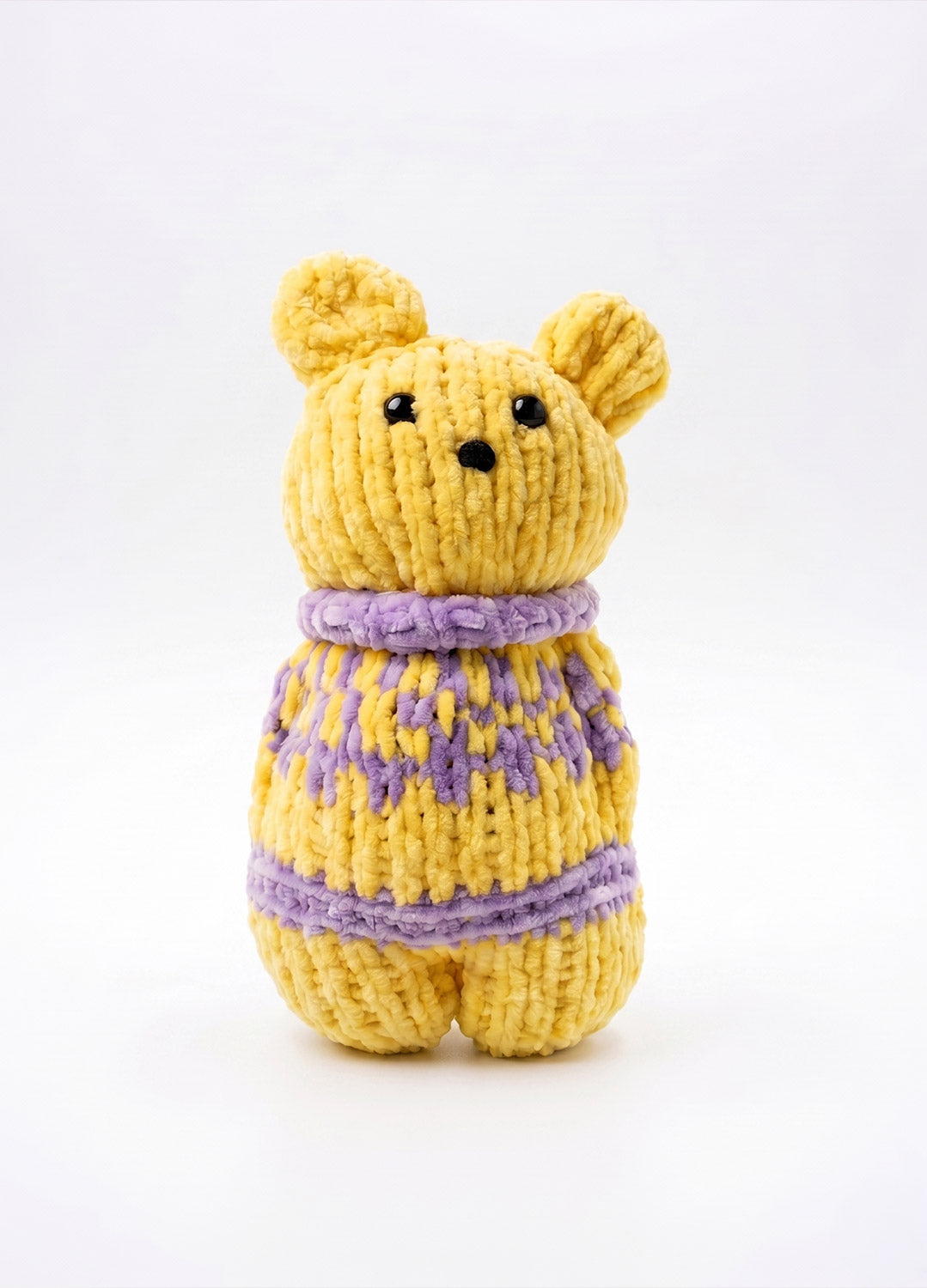 The Knitty Bear - Mini Knitted Bear Kit di livello facile - The Cuddle Yarn