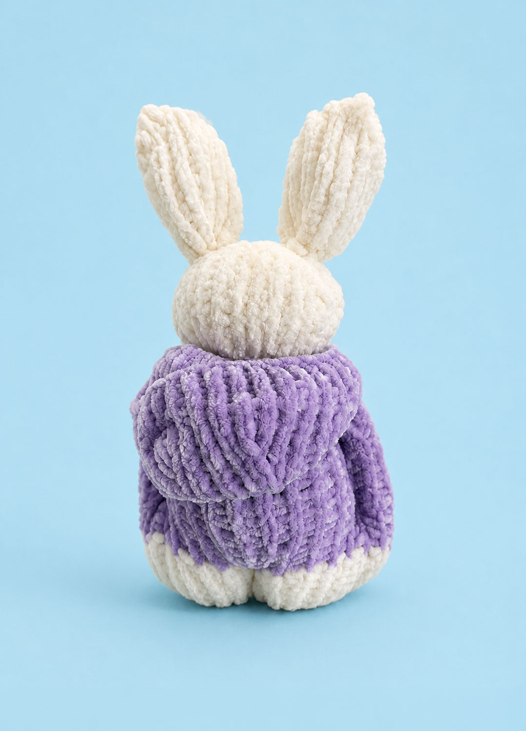 The Knitty Bunny - Mini Knitted Bunny Kit di livello facile - The Cuddle Yarn