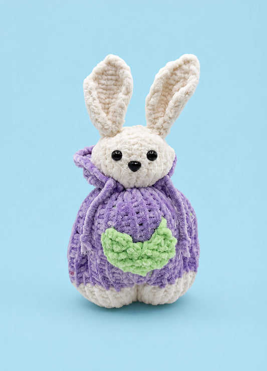 The Knitty Bunny - Mini Knitted Bunny Kit di livello facile - The Cuddle Yarn