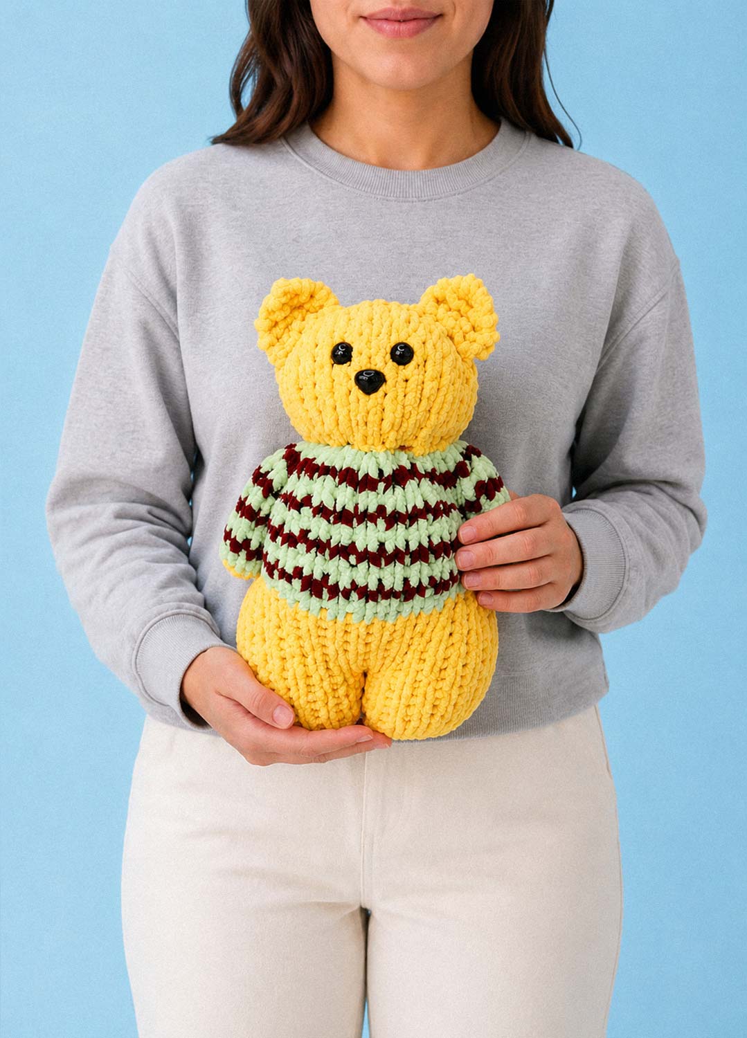 The Knitty Kitty - Mini Knitted Cat Kit - The Cuddle Yarn