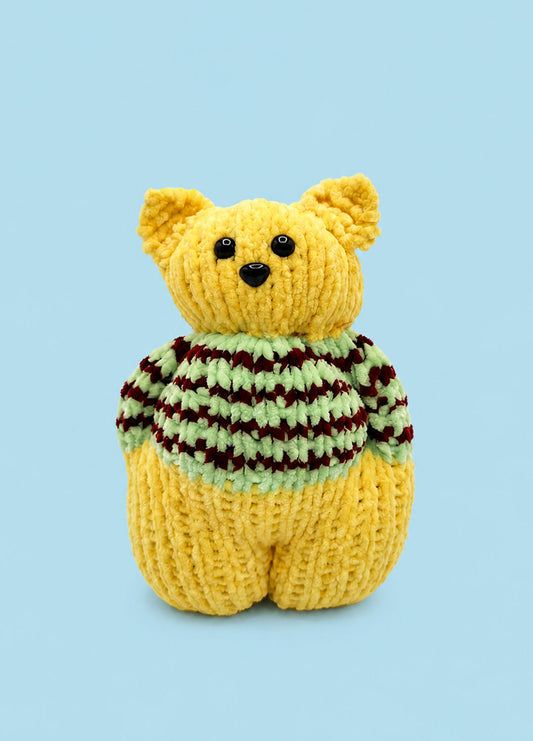 The Knitty Kitty - Mini Knitted Cat Kit - The Cuddle Yarn