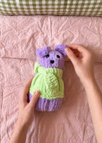The Knitty Dog – Mini Knitted Dog Kit di livello facile – The Cuddle Yarn