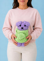 The Knitty Dog – Mini Knitted Dog Kit di livello facile – The Cuddle Yarn