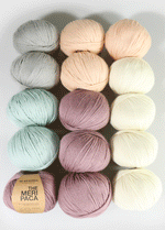 Pack di 15 gomitoli di Meripaca Yarn
