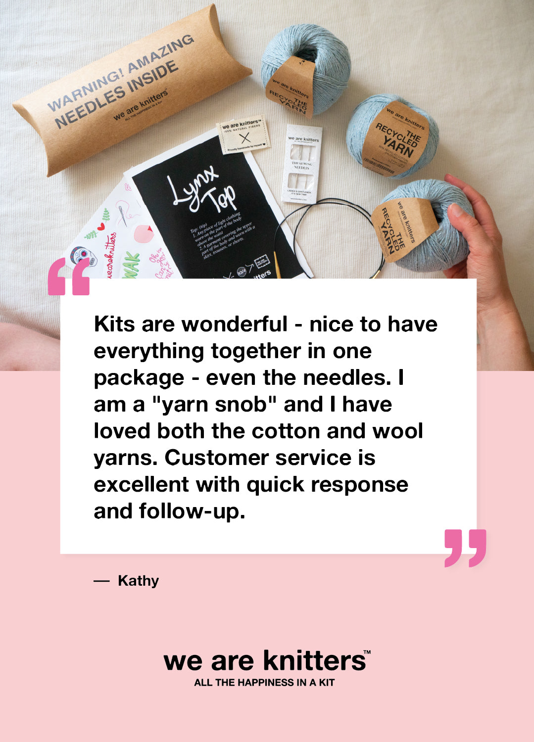 The Striped Rainbow Sweater Kit x @paula.on.knits – Versione The Yummy Yarn