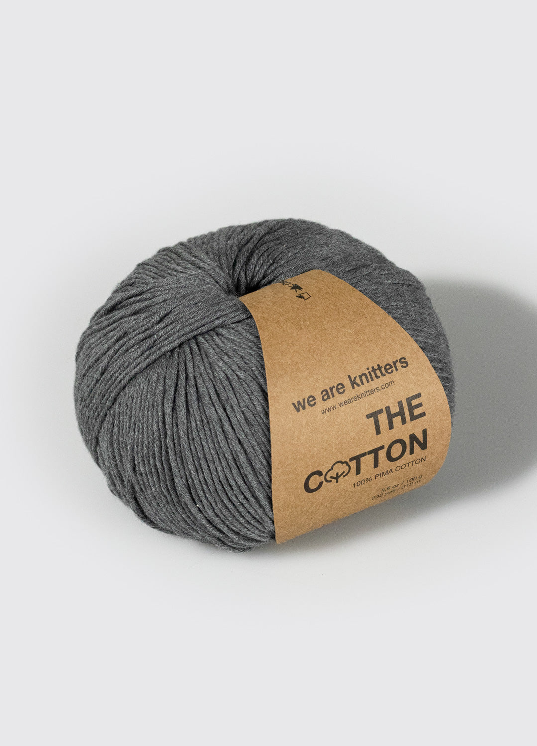 Pima Cotton Spotted Dark Grey