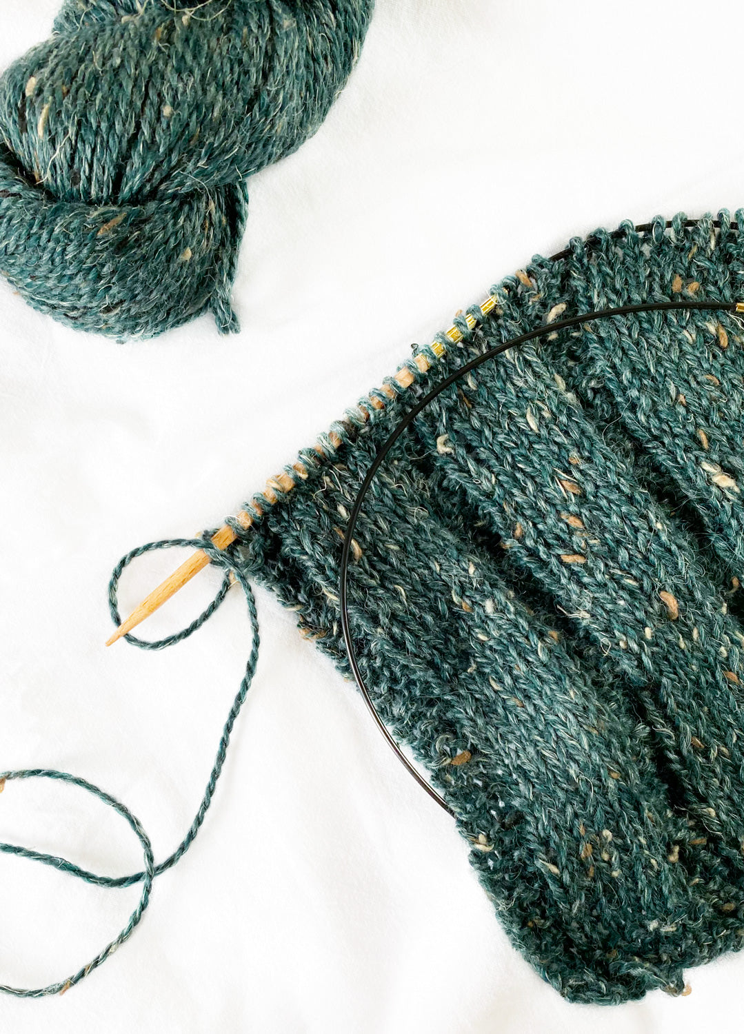 The Twist &amp; Shout Forest Green Tweed