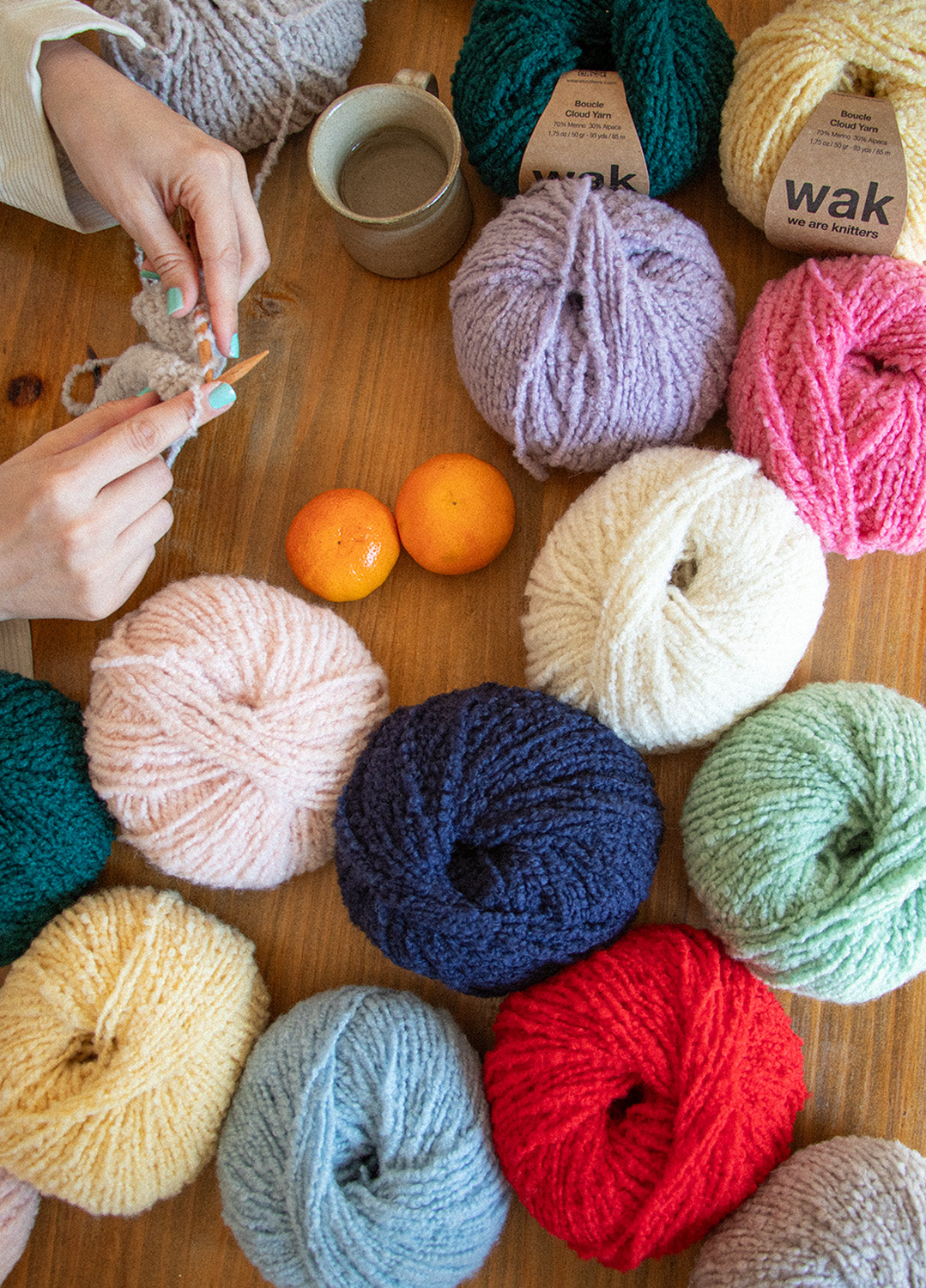 Pack di 10 gomitoli di Boucle Cloud Yarn