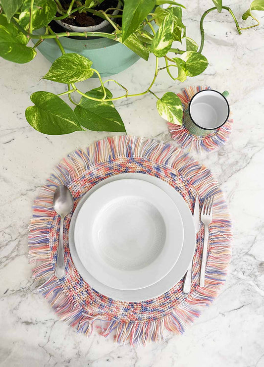 Thasos Kit set tovaglietta e sottobicchiere