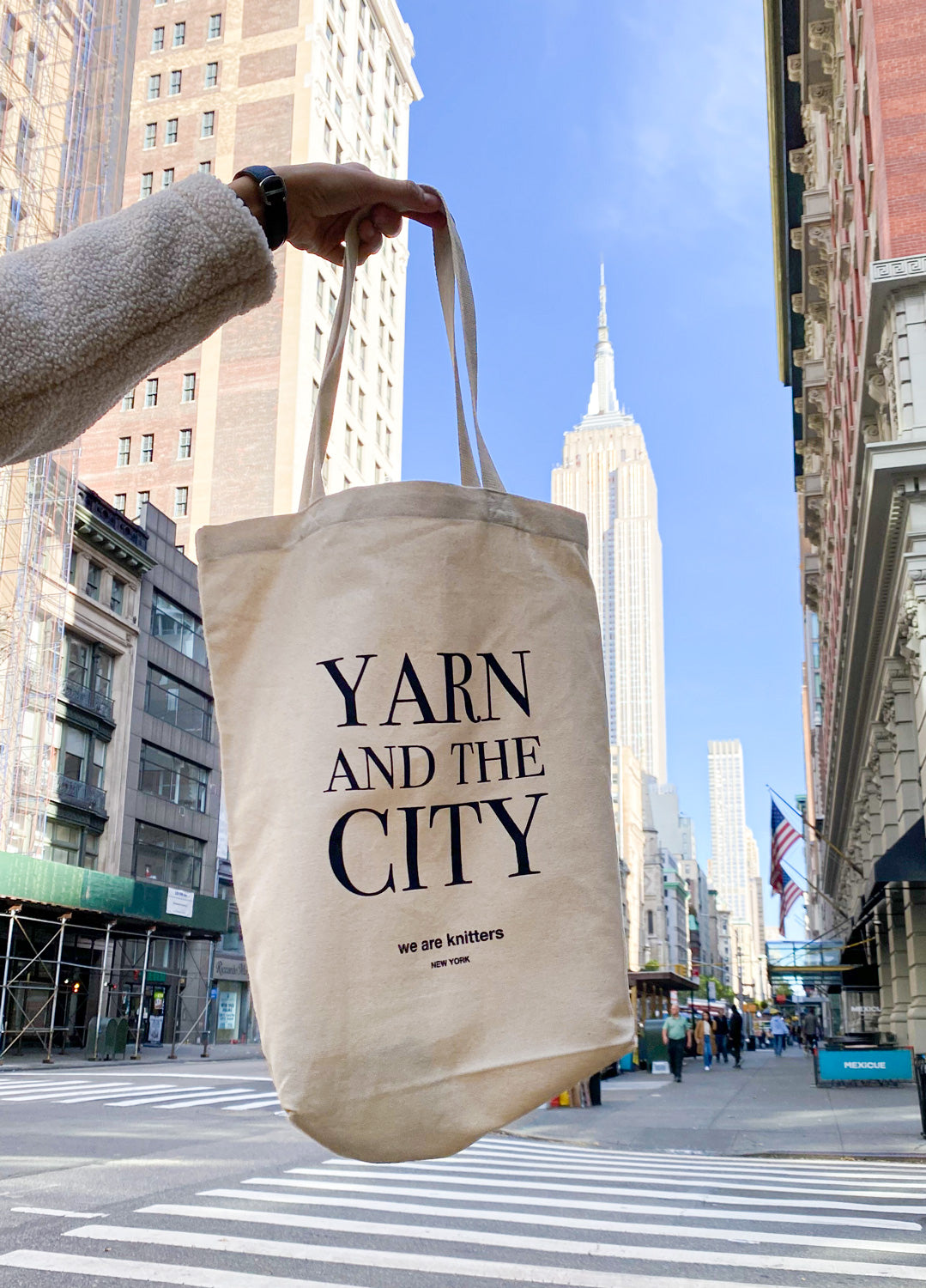 Tote Bag: Yarn and The City