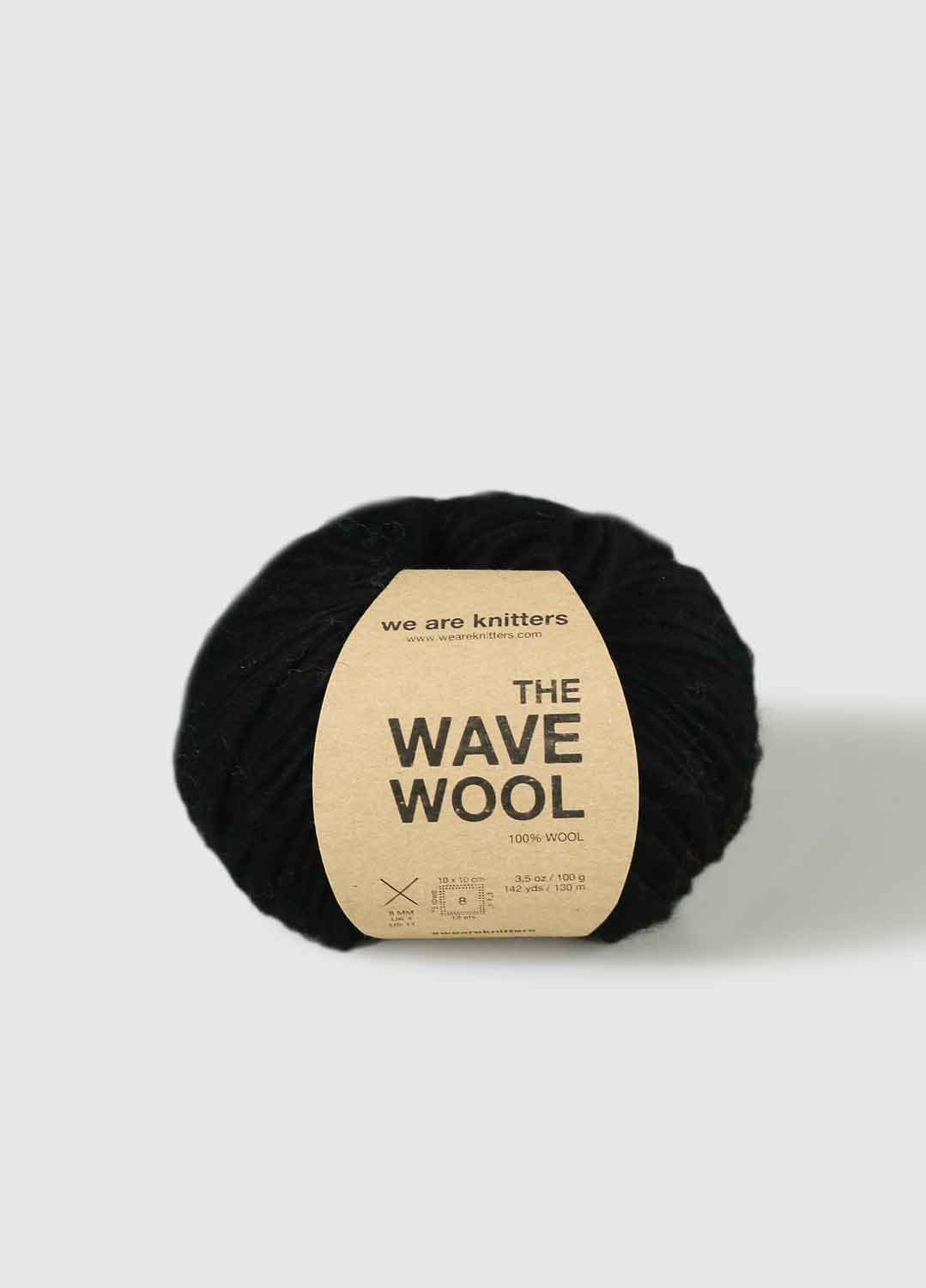 The Wave Wool Black