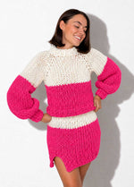 The Rainbow Skirt & Sweater Set Kit x @paula.on.knits – Versione The Yummy Yarn