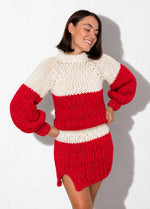 The Rainbow Skirt & Sweater Set Kit x @paula.on.knits – Versione The Yummy Yarn