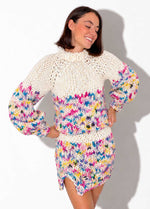 The Rainbow Skirt & Sweater Set Kit x @paula.on.knits – Versione The Yummy Yarn